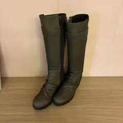 人気デザイン】極美品 ジェイエスハートレーベル【24.5】 本革 ブーツ