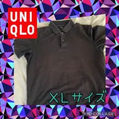 UNIQLO ブラック ポロシャツ XL