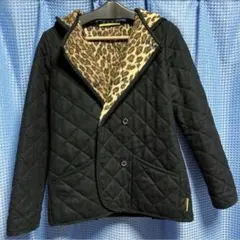 トラディショナルウェザーウェア キルティングジャケット フード 34 ブラック