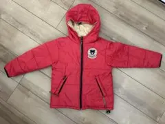 DOUBLE.B ダブルビー 中綿ライトダウンジャケット 120 赤