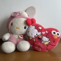 激レア 希少 ハローキティ 平成レトロ ぬいぐるみセット - メルカリ