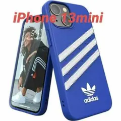 アディダス iPhone 13mini用サンバ 3-ストライプス カレッジブルー