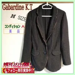 美品 Gabardine K.T ギャバジンK.T ジャケット 女性 サイズMのサムネイル