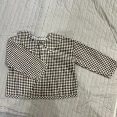 バースデイ　tete a tete チェック柄ブラウス