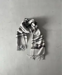 THE INOUE BROTHERS Brushed Scarf Check