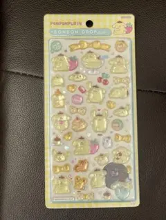 正規品　サンリオ　ポムポムプリン ボンボンドロップ シール　第二弾