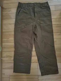 ユニクロ　ワイドフィットワークパンツ　Мサイズ　ブラウンのサムネイル