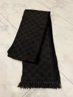 GUCCI ベロア マフラー GG柄 MADE IN ITALY - メルカリ