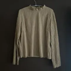 ✴︎長袖トップス✴︎ Mサイズ　ブラウンベージュ