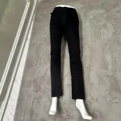 GU ジーユー スキニーパンツ ブラック 綿ポリ カジュアル ストレッチ パンツ