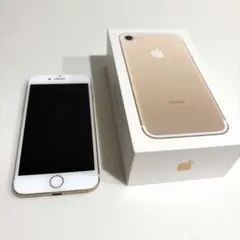 iPhone7本体ゴールド美品SIMフリー