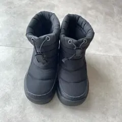 子ども用防水スノーブーツ 黒 17-18cm