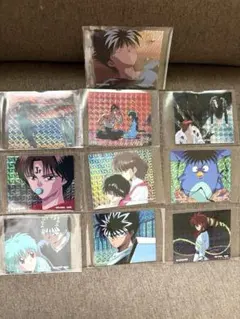 幽遊白書 1番くじ フレークプリズムステッカー　10枚セットのサムネイル
