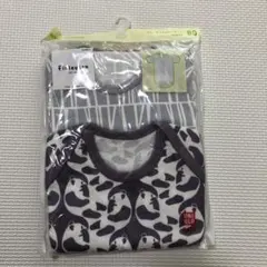 プ*ス様 新品　UNIQLO Finlayson パンダ柄ボディスーツ　半袖80