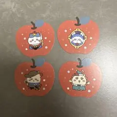 ちいかわ　ちいぽけ　りんごカード4点　ノベルティ　まとめ売り