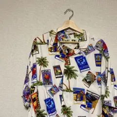 【アロハシャツ】柄シャツ　古着　ビンテージ　USA