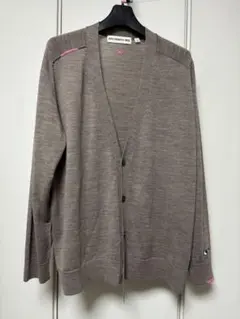 ユニクロ　ANYA HINDMARCH ブラウン　カーディガン L