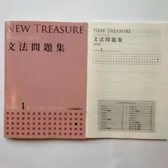 【美品】NEW TREASURE ENGLISH Stage 1 文法問題集