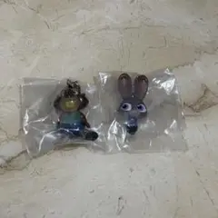 ズートピア2 めじるしアクセサリー　カプセルトイ　2体セット
