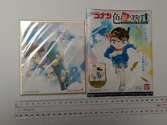 名探偵コナン　色紙ART（江戸川コナン＆怪盗キッド）レトロ