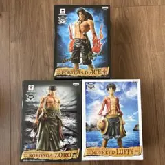 ワンピース　マスタースターズピース ルフィ　ゾロ エース3体セット