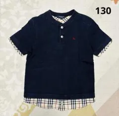 Burberry バーバリー　重ね着風半袖Tシャツ　130 男の子　女の子のサムネイル