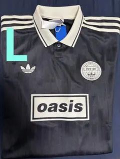 【日本限定]Oasis × adidas 半袖ジャージ　Lサイズ