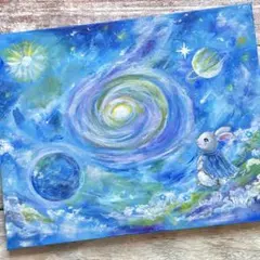 パリを旅する幸運の猫 絵画 原画 テクスチャーアート 月夜 アクリル画 30cm パリを旅する幸運の猫 絵画 原画 テクスチャーアート 月夜 アクリル画
