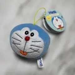 ラウンドワン限定 ドラえもん フェイスマスコット ぬいぐるみ ストラップ