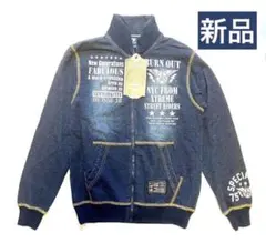 デニム風ジャケット 上着 キッズ 150