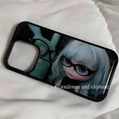 【新品】iPhone15ケースカバー Blythe doll MINT