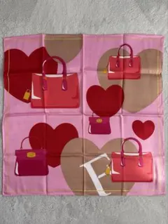 【新品未使用】FLURA ハンカチ　ピンク