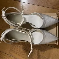 RANDA ポインテッドトゥハイヒール ビジュー