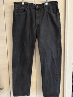 Levi’s 505 USA製 W40 L30 ブラック 後染め ワイド デニム