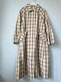 アングリッド　チェック　トレンチコート