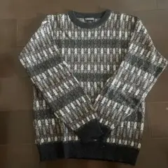 JANTZEN ストライプニットセーター XL/XG