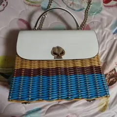 ケイト・スペード かごバッグ