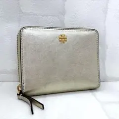 希少✨ トリーバーチ TORY BURCH ラウンドファスナー 折財布 ゴールド