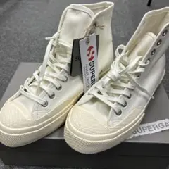 新品・タグ付き/SUPERGA メンズ・レディース 25.5 ホワイト ♯セールのサムネイル