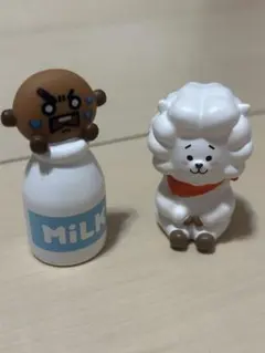 BT21 SHOOKY（シュキ）RJ（アールジェイ）フィギュアパペット2体セット