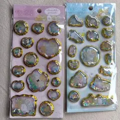 【新品】すみっコぐらし キラッとぷくぷくエアーシール 2種セット