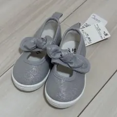 petit main プティマイン　リボンキャンバスシューズ　13cm