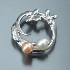 美品 田崎真珠 ネックレストップ サークル パール幅4.0mm SV フラワーのサムネイル