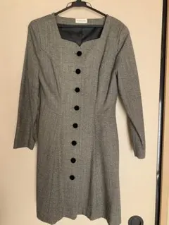 千鳥格子柄ワンピース　9号