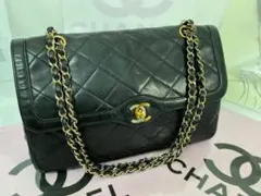 CHANEL シャネル マトラッセ Wフラップ チェーンショルダー　バッグ　58