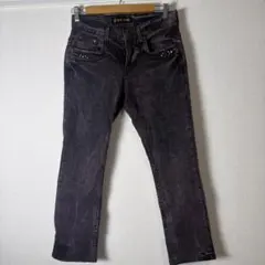 Y2K Pasta denim スタッズ デニムパンツ ブラック29