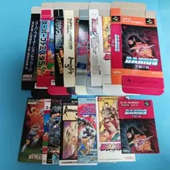 【箱説のみ】SFC　空箱＆説明書　７個セット　C【ソフトなし】