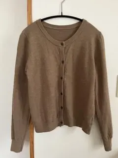 SHEIN 丸襟 薄手 ニット カーディガン S 美品