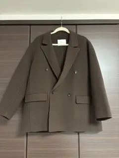 RIVE DROITE(リヴドロワ)ピークドラベルリバージャコット ブラウン