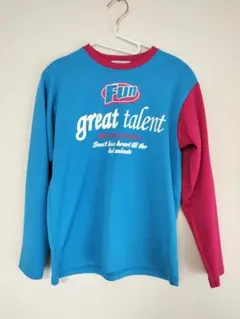 【YONEX】長袖Tシャツ バドミントン ブルー×ピンク